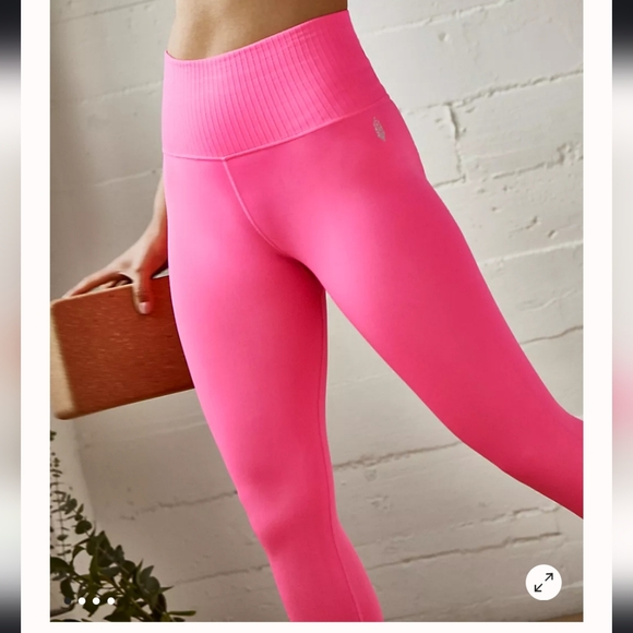 Free People Movement High Rise 7/8 Length Good Karma Leggings - Picture 2 of 6